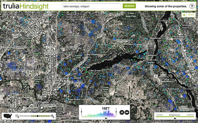 Trulia Hindsight Map of Lake Oswego